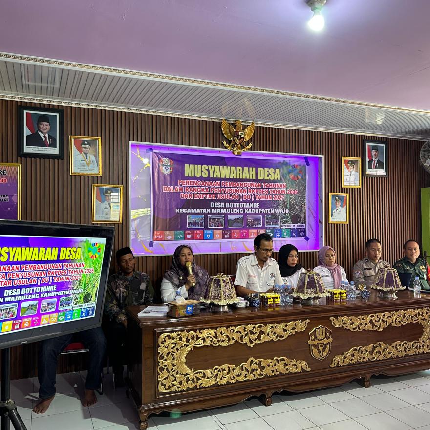 Musyawarah Desa Dalam Rangka Penyusunan Rencana Kerja Pemerintah Desa RKP-DESA Tahun Anggaran 2026